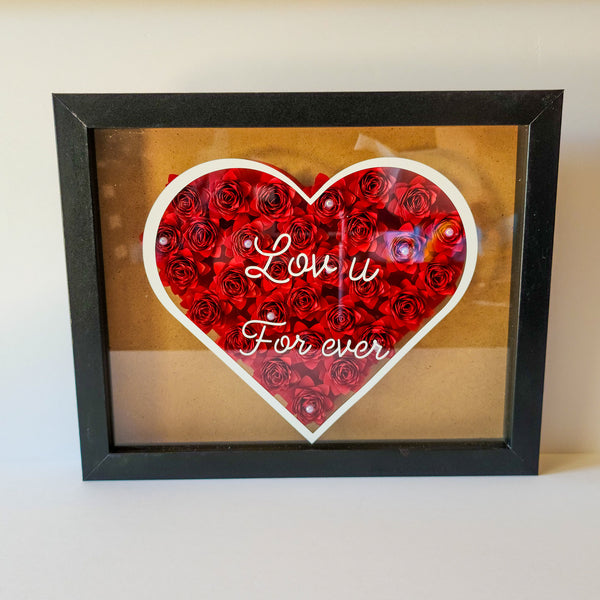 Lov U Heart Shadow Box