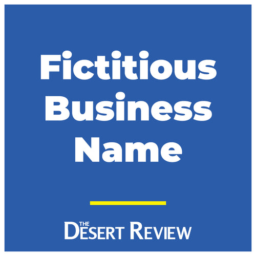 Fictitious Business Name