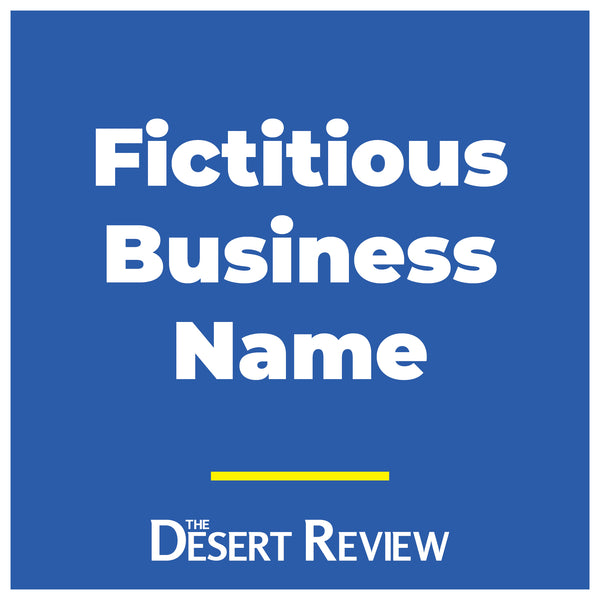 Fictitious Business Name